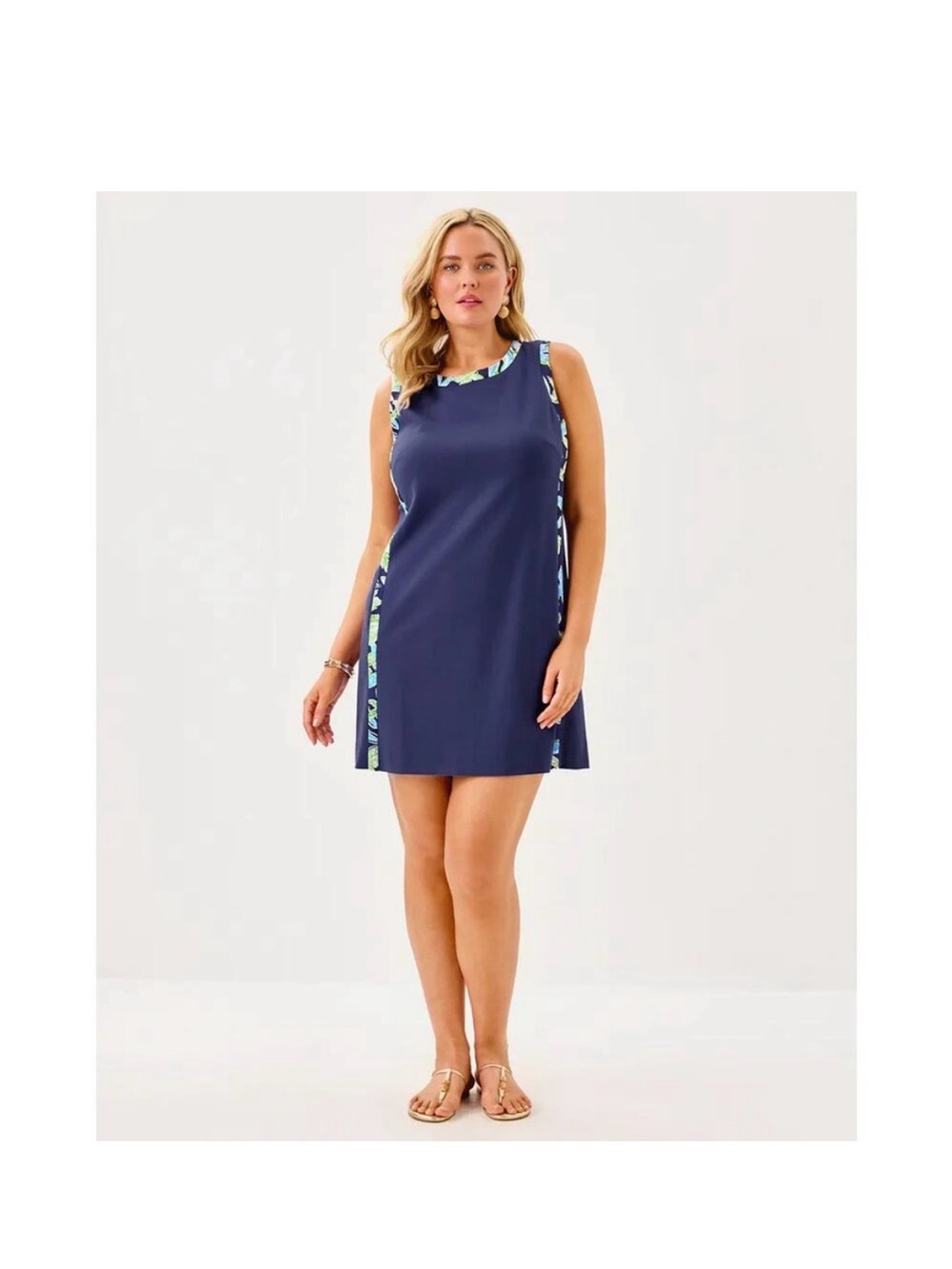 Lilly Pulitzer Navy Mena Shift Dress Sz 6 NWT